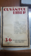 Cuvantul liber, Nr. 36, 27 septembrie 1924 foto
