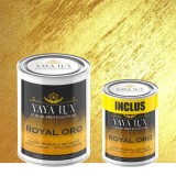 Vopsea Decorativă de Lux Royal Oro &ndash; Auriu | Pachet 3 Litri (2L + 1L Inclus) Finisaj cu Perle Aurii -Toro Decor