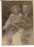 AMS @ - FOTO DOCUMENT JULES CAZABAN - ACTOR DIN FALTICENI ( ELEV LA LICEUL NICU GANE), ANII 1920, IMPREUNA CU ELVIRA POIENARU