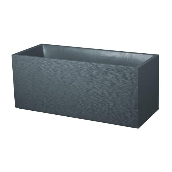 Jardiniera mare dreptunghiulara antracit 99,5x39,5x43,5 cm GRAPHIT