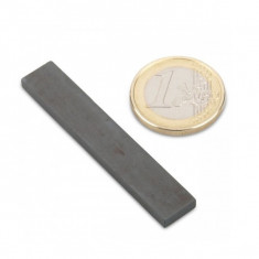 Magnet ferita bloc, 54,8&#215;9,5&#215;3,5 mm, putere 1,1 kg, HF 24/16