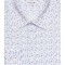 Camasa barbati slim alba cu print C001SL