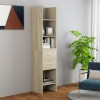 VidaXL Bibliotecă, stejar Sonoma, 40x35x180 cm, lemn prelucrat 803419