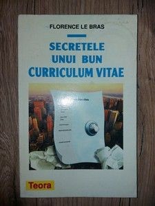 Secretele unui bun curriculum vitae- Florence Le Bras foto