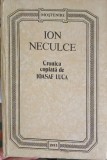 CRONICA COPIATA DE IOASAF LUCA-ION NECULCE-226516
