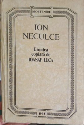 CRONICA COPIATA DE IOASAF LUCA-ION NECULCE-226516 foto