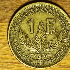 Camerun francez - raritate coloniala - 1 franc 1926 - stare exceptionala !