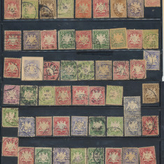 Germania - Bayern Bavaria lot de studiu compus din 72 timbre clasice