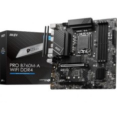 Placa de baza PRO B760M-A WIFI DDR4, LGA 1700 micro ATX
