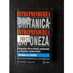 INTREPRINDEREA BRITANICA- INTREPRINDEREA JAPONEZA,RONALD DORE