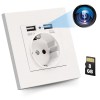 Camera Spion in Priza de perete iUni PR1, 8GB, Wi-Fi, Full HD, Senzor miscare