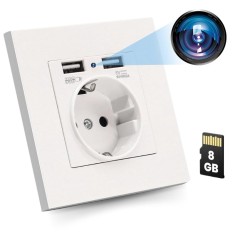 Camera Spion in Priza de perete iUni PR1, 8GB, Wi-Fi, Full HD, Senzor miscare