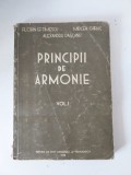 PRINCIPII DE ARMONIE - VOL. I - FLORIN EFTIMESCU, MIRCEA CHIRIAC, PAȘCANU, 1958