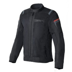 Geaca (jacheta) barbati pentru scuter - motocicleta Touring Seventy vara model SD-JT56 culoare: negru Negru XXL