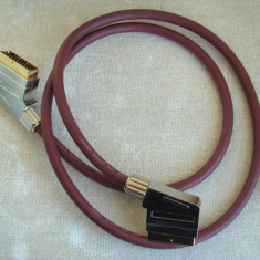 Cablu Profesional PREMIER Scart - Scart 1,5 metri - Mufe Metalice Aurite