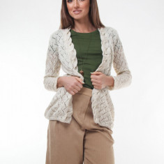 Cardigan dama tricotat Ivory