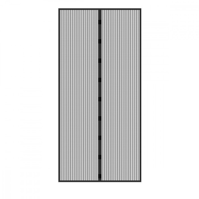 Plasa anti-insecte pentru usa balcon/terasa, ECD Germany, 100 x 210 cm, inchidere magnetica