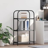 VidaXL Raft pentru cărți sonoma gri 60 x 30 x 109 cm Lemn compozit
