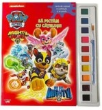 Cumpara ieftin Sa pictam cu catelusii. Carte de colorat cu pensula si acuarele/***