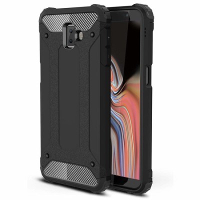 Husa pentru Samsung Galaxy J6 Plus - Techsuit Hybrid Armor - Black foto