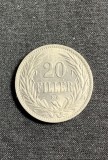 Moneda 20 filleri 1914 Ungaria
