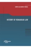 History of Romanian Law - Sorin-Alexandru Vernea