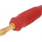 Mufă banană 4mm 32A roșie aurită