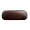 Toc ochelari piele ecologica, 16 x 6 x 4 cm, Maro Havana inchis