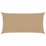 Cumpara ieftin Panza parasolar, gri taupe, 2x3,5 m, HDPE, 160 g/m&sup2;