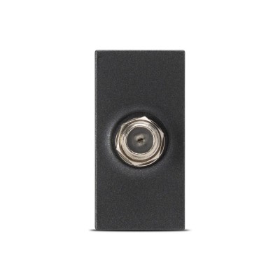 Moda Voice, priza TV mufa F 1M, antracit mat, Elbi foto