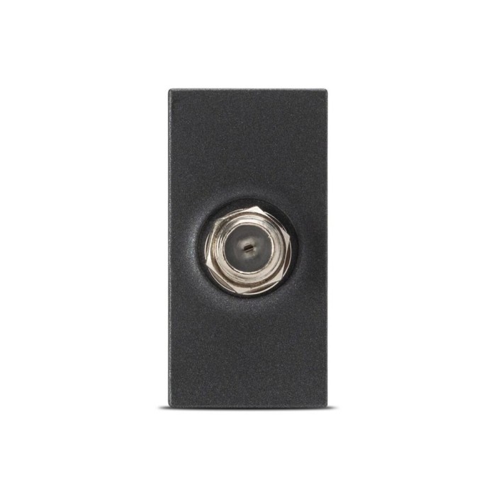 Moda Voice, priza TV mufa F 1M, antracit mat, Elbi