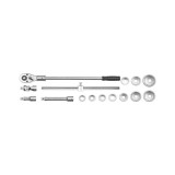 Cumpara ieftin Trusă tubulare + antrenor 3/4&quot;, 15 piese Yato YT-1334