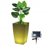 Eurotrail Lampa re&icirc;ncarcabila cu LED / ghiveci cu flori, 50 cm GartenMobel Dekor, vidaXL