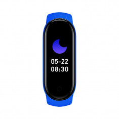 Bratara Fitness Techstar&reg; M6, Ecran 0.96&quot; inch, Bluetooth 4.2, IP66, Monitorizare Puls, Tensiune, Temperatura, Oxigen, Calitate Somn, Albastru