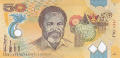 Bancnota Papua Noua Guinee 50 Kina 2012 - P32b UNC ( polimer ) foto