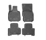 Set covorase auto ALFA ROMEO STELVIO, 06.2017-,negru, elastomer