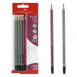 Set Creioane Faber Castell Grip 2001, Triunghiulare, Multicolor, 5 Bucăți