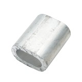 Ferula din aluminiu pentru presare cablu troliu 13 mm, fixare sigura