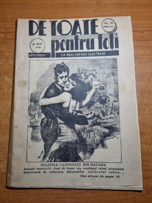 revista de toate pentru toti 26 iulie 1938-art. zarnesti foto