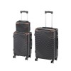 TraveLux Urban XV gurul&oacute;s bőr&ouml;nd szett fekete
