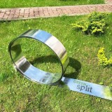 Bandă de delimitare a gazonului bandă metalică alu/zinc 20 cm x 10 metri