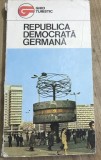 TRM3 Carte Ghid Turistic Republica Democrata Germana RDG, Editura Sport Turism Anii 70 80, Colectie Epoca Comunism RSR, Vintage