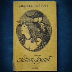 MANON LESCAUT - ABATELE PREVOST