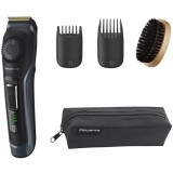 Aparat de tuns barba Rowenta Virtuo TN3804E0, autonomie 180 minute, 6500 rpm, indicator LED baterie, 2 piepteni ajustabili, 39 de lungimi de taiere, s