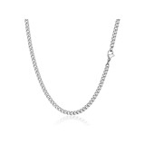 Lanț Cuban pentru bărbați/femei din oțel inoxidabil/aurit, lățime lanț 3mm/6mm/9mm/12mm - Lungime 36cm/46cm/51cm/55cm/61cm/66cm/71cm/76cm