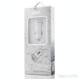 Incarcatoare Auto Tranyoo, C1, 2 x USB Car Charger, White