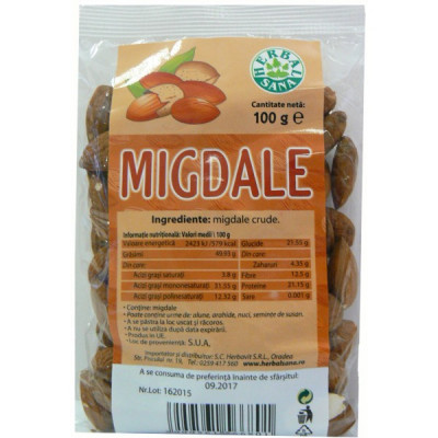 Migdale Crude Herbavit 100gr foto