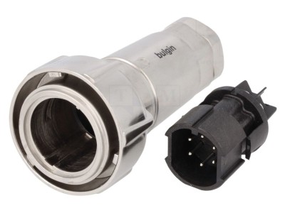 Conector circular tată 6 pini IP69K foto