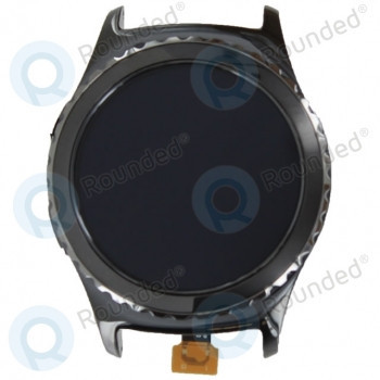 Samsung Galaxy Gear S2 Classic (SM-R732) Unitate de afișare completă neagră GH97-18012A GH97-18012A foto