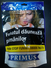 Tutun Primus Premium Blue 80 g pentru foite rulat sau tuburi injectat foto